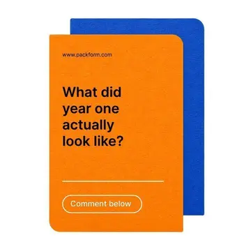 What did your first year look like.