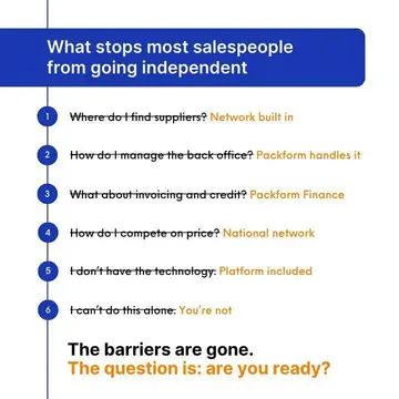 What’s stopping you.